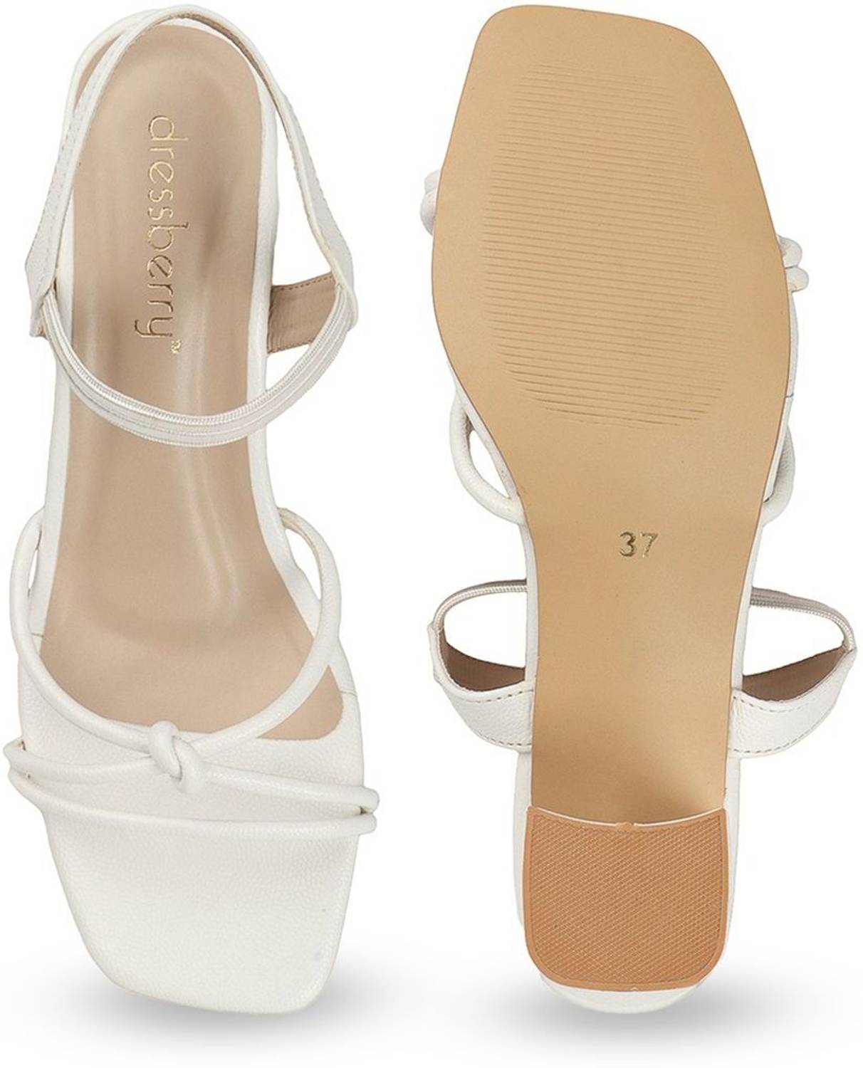 Dressberry Women Heels White - Image 4