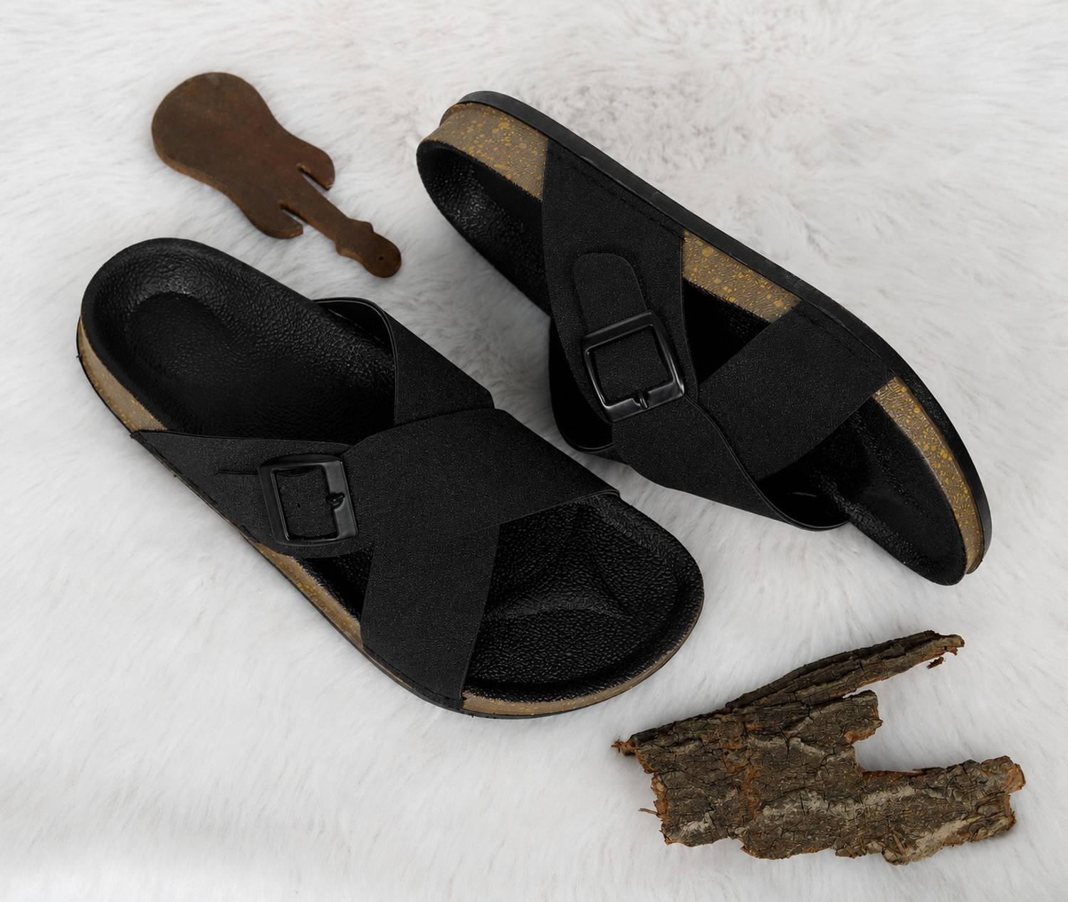 ORADO Men Flats Black - Image 5