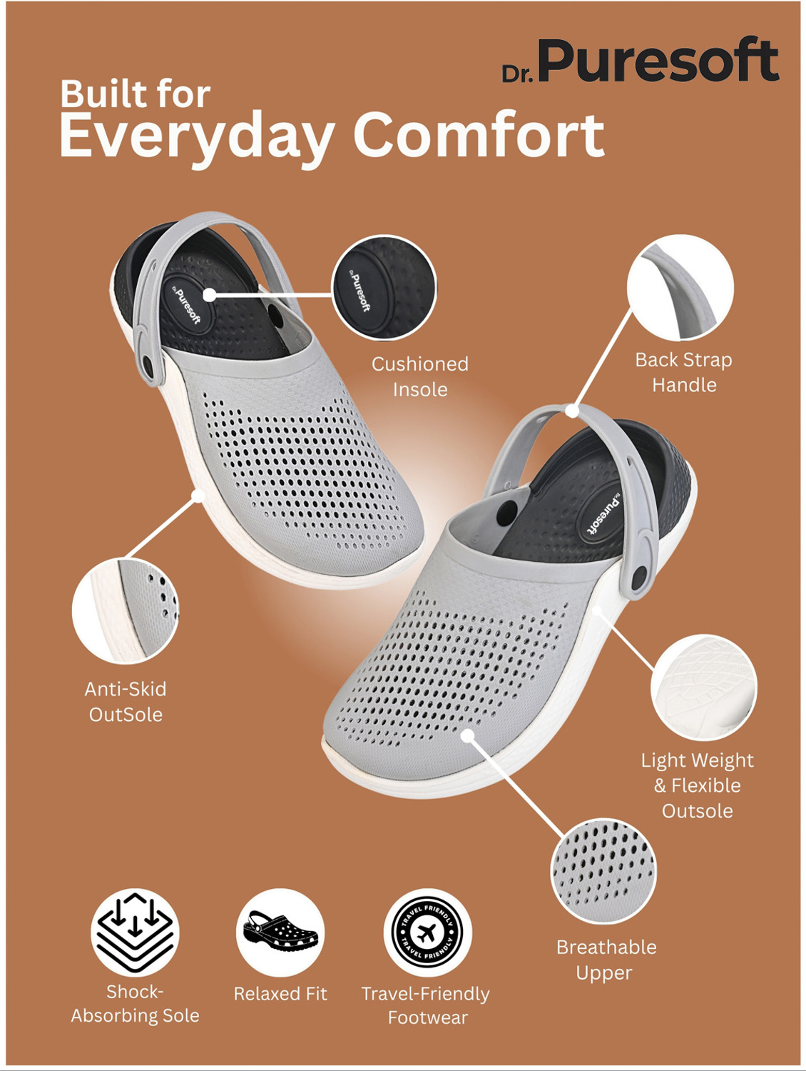 Image of Dr.Puresoft Men Clogs