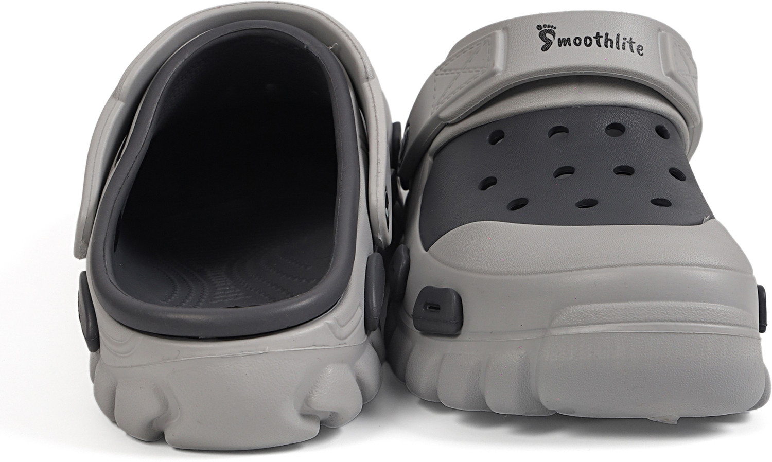 Image of Smoothlite Men Clogs|EVA Sandals|Outdoor Shoes|Back Strap|Ventilated|Anti Slip|Lightweight Men Clogs