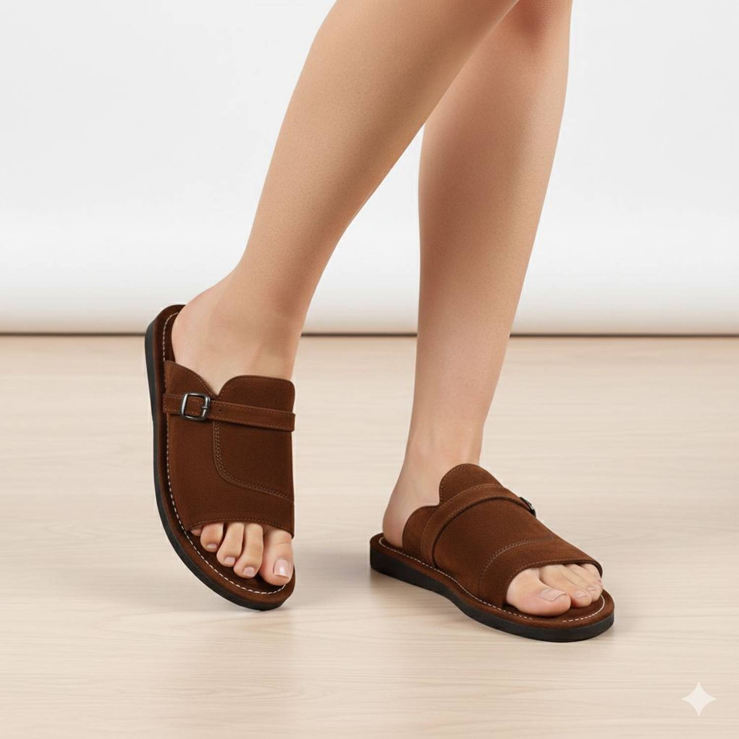 Hayat Men Brown Sandals - Image 1