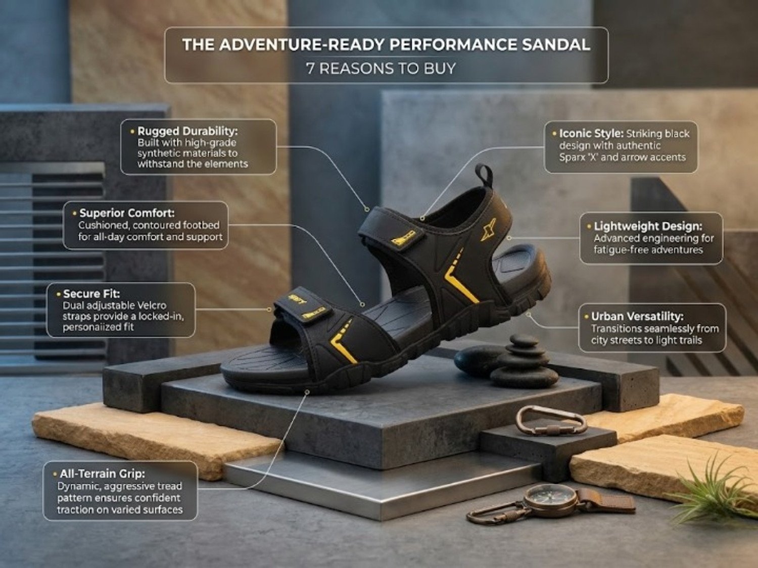 Image of Sparx Men Sandals