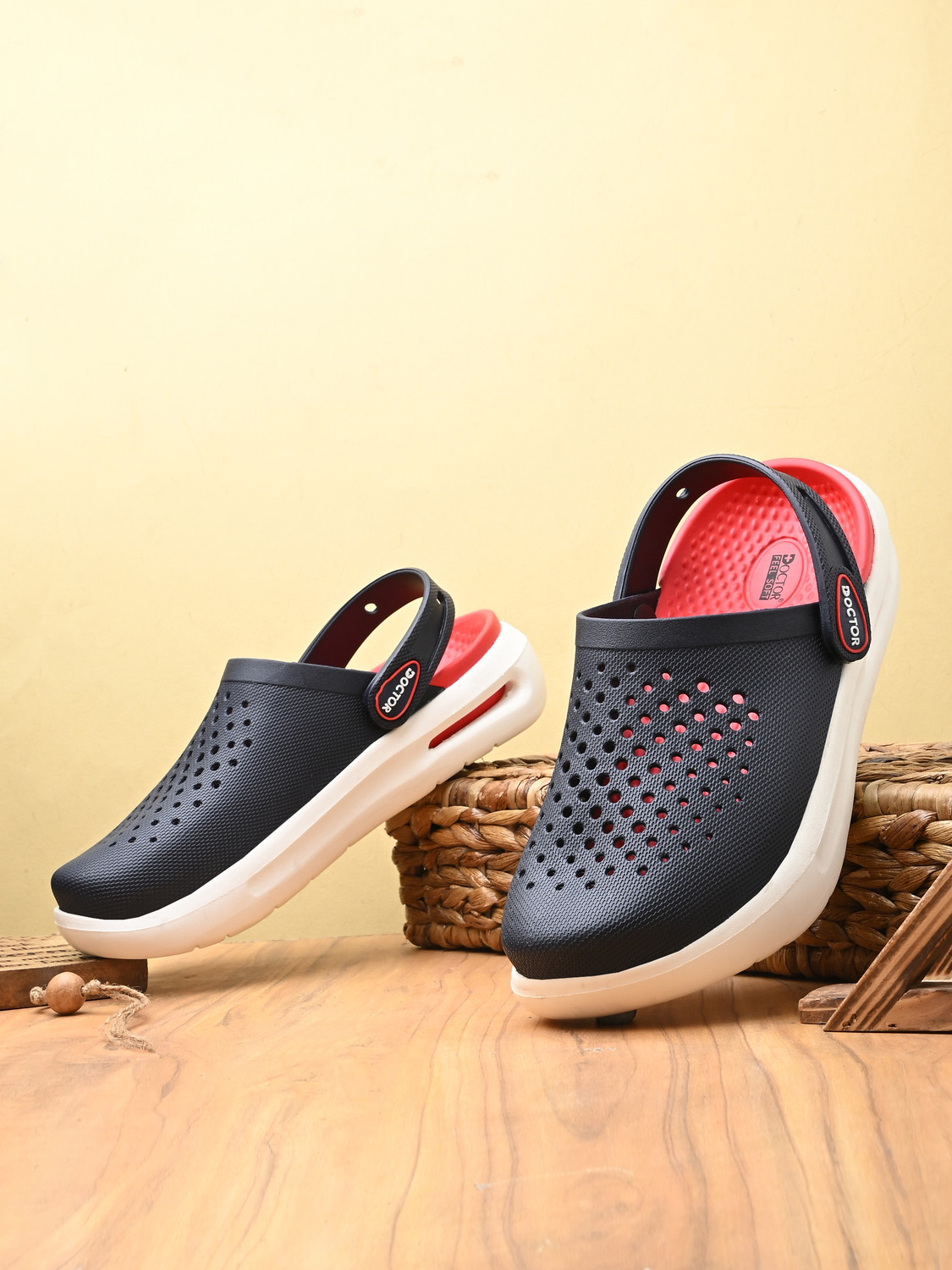 Image of DOCTOR FEEL SOFT Clogs Soft Sole Lightweight Comfortable Utility Wear Footwear Men Clogs Men Clogs