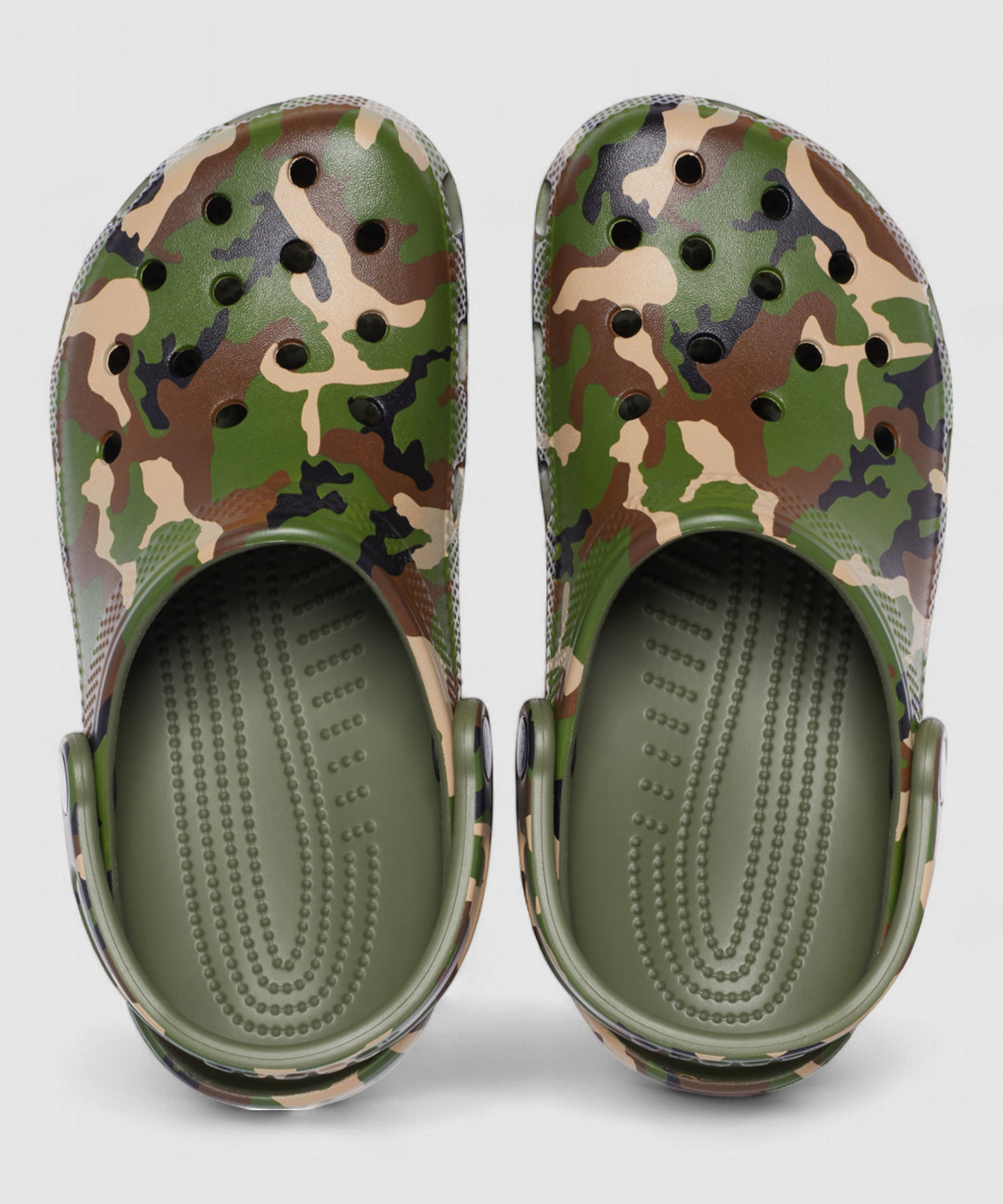 Image of CROCS Men Classic Clogs Sandal (Green, 7)