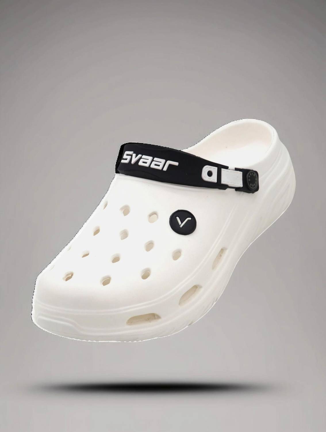 Svaar Men White Sandals - Image 1