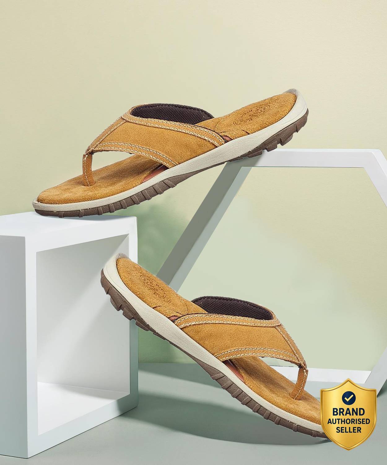 WOODLAND Men Home Wear Flats - Image 1