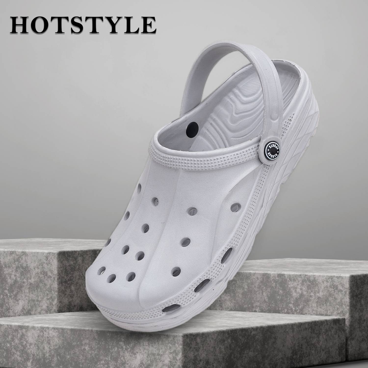 HOTSTYLE Men Clogs Gray - Image 3