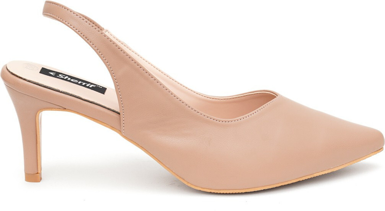 Image of SHERRIF Beige Stiletto Women Heels