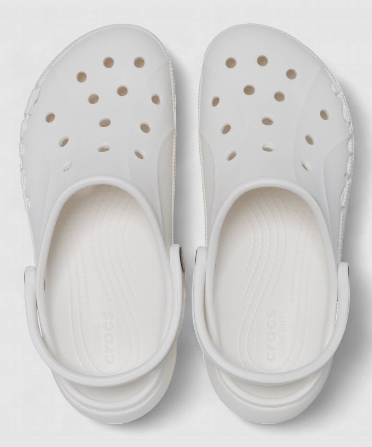 CROCS Baya Platform Women Clogs White - Image 4