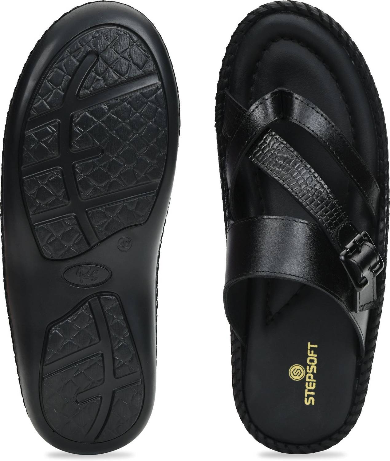 Stepsoft Classic Cushion Slippers, Adjustable Buckle, Non-Skid - Image 2