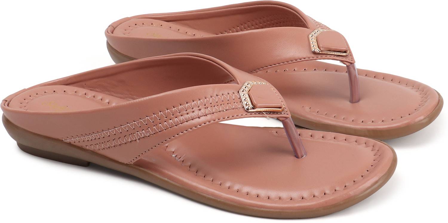STYLE BUY STYLE Women Flats Sandal (Pink , 6)