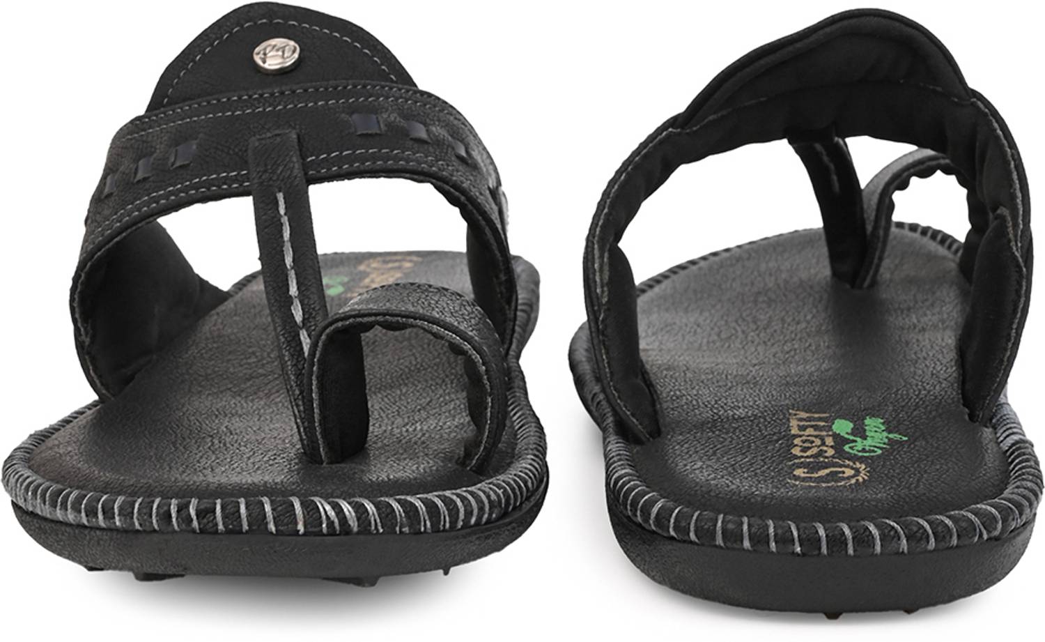 Softy Vegen Men Black Sandals - Image 3