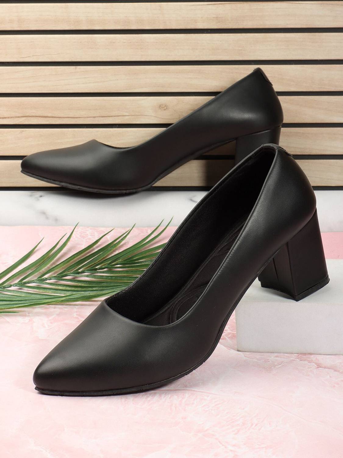 Denill Women Black Heels - Image 2