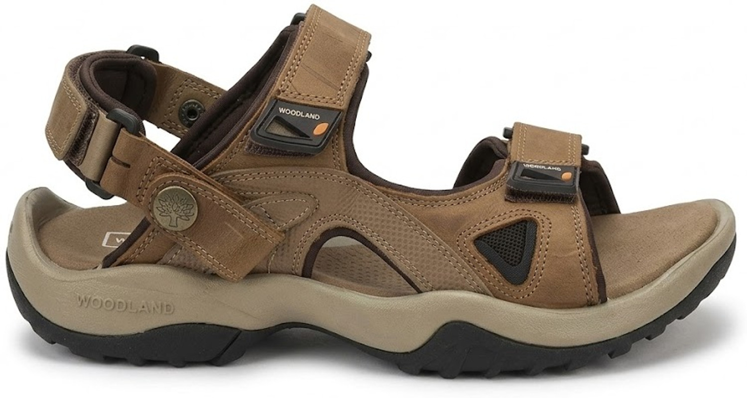 Image of WOODLAND Men Sandal (Camel, 8)