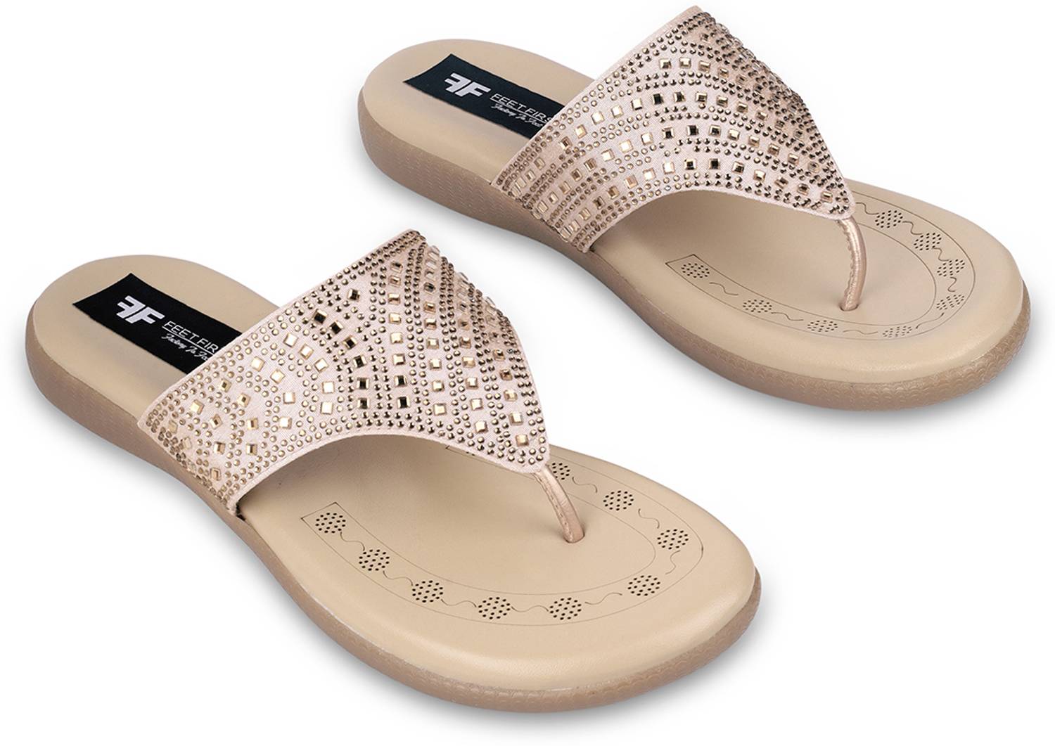 Feet First Women Casual Sandal (Pink , 6)
