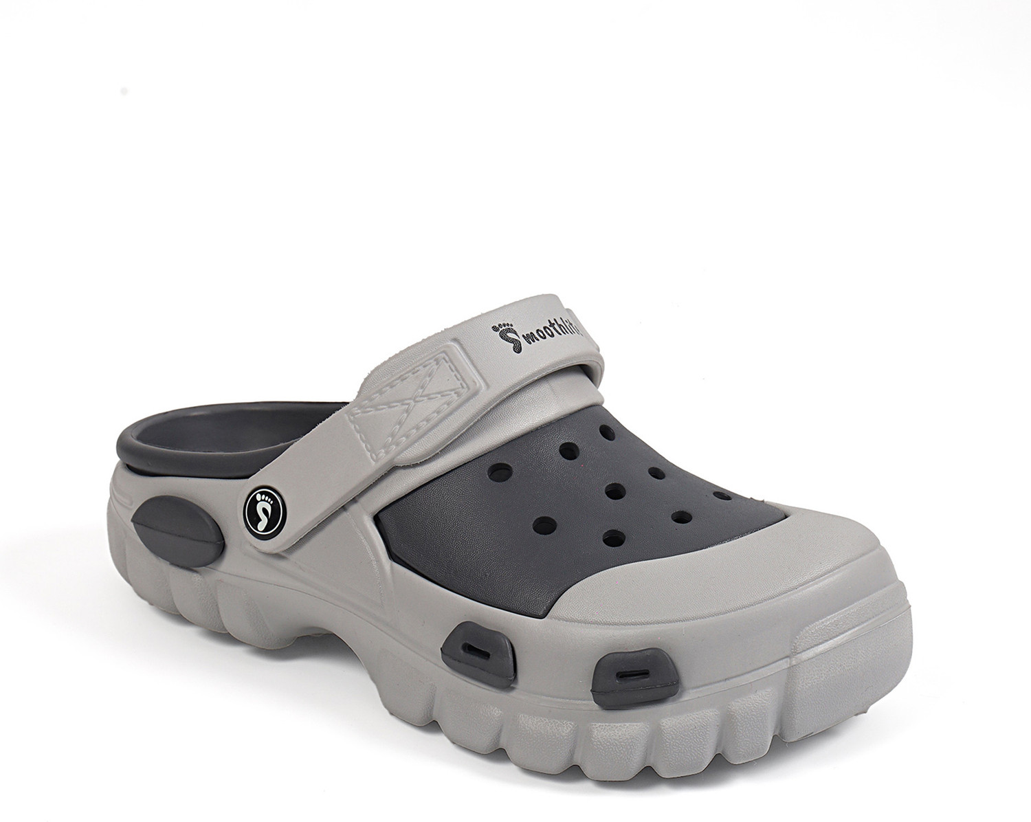 Image of Smoothlite Men Clogs|EVA Sandals|Outdoor Shoes|Back Strap|Ventilated|Anti Slip|Lightweight Men Clogs