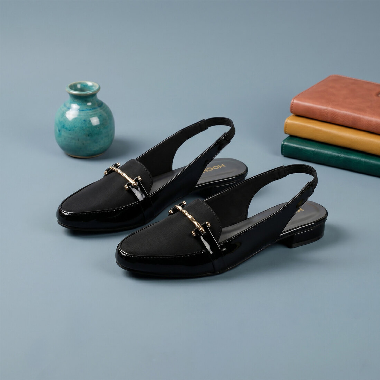 Image of MOCHI Women Casual Sandal (Black, 8)