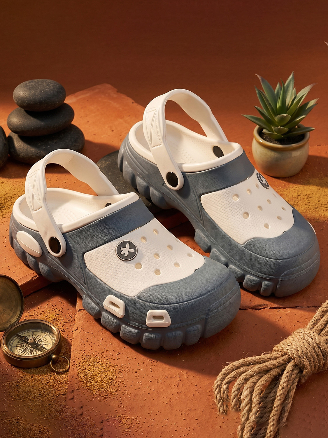 Image of HRX by Hrithik Roshan Men Clogs Sandal (Multicolor, 9)