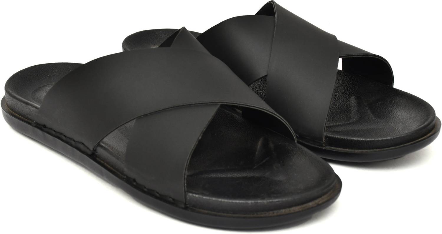 SBNGROUP Men Black Sandals - Image 3