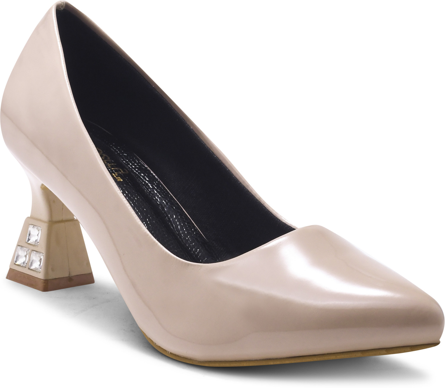 Image of Dressberry Women Heels Sandal (Beige, 4)