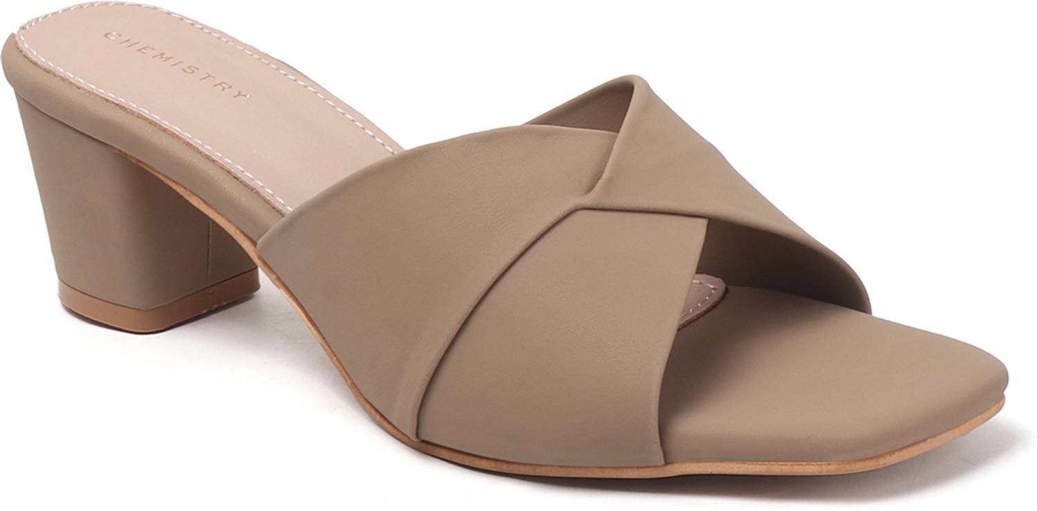 CHEMISTRY Women Brown Heels - Image 2