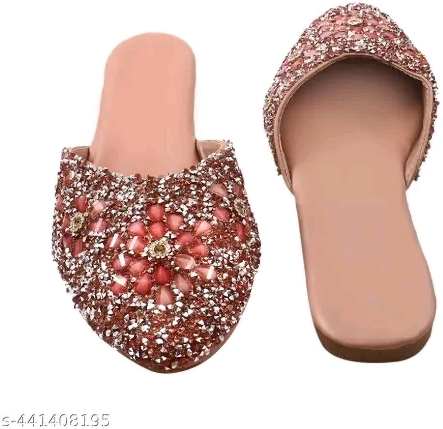 Image of zadzed Girls Stylish Designer Jaipuri Rajasthani Mojari Bellies Mojaris For Women