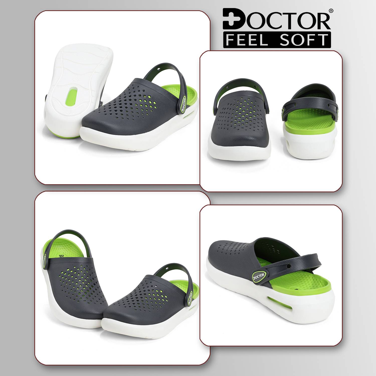 DOCTOR FEEL SOFT Men Clogs - Image 4