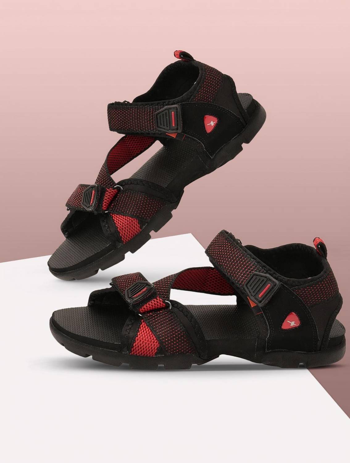 Sparx SS 105 Men Sports Sandals Red - Image 1