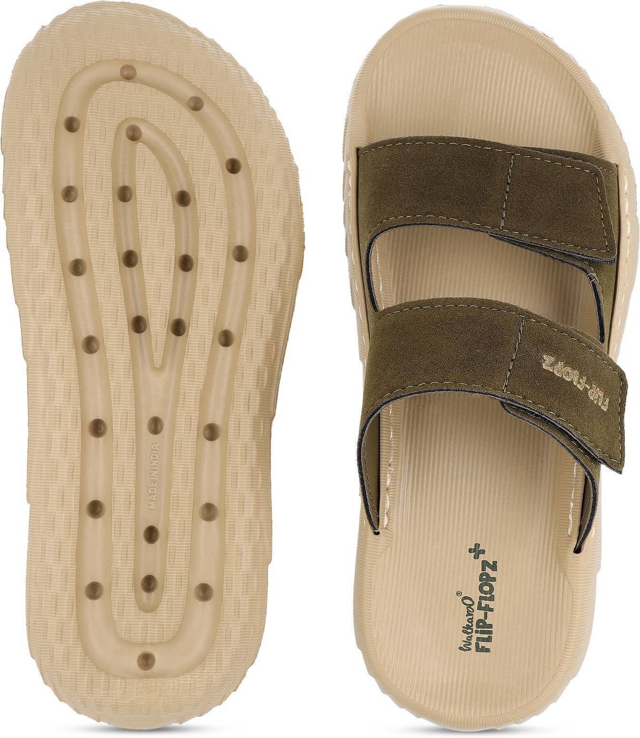 WALKAROO Men Green Sandals - Image 3