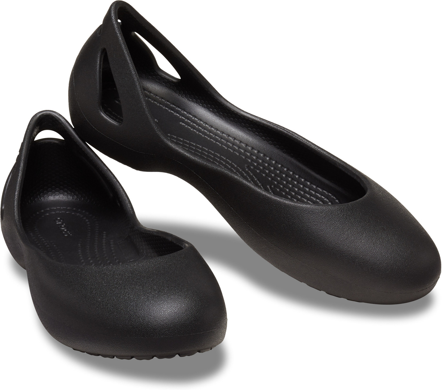 Image of CROCS Women Kadee Flats Sandal (Black, 7)