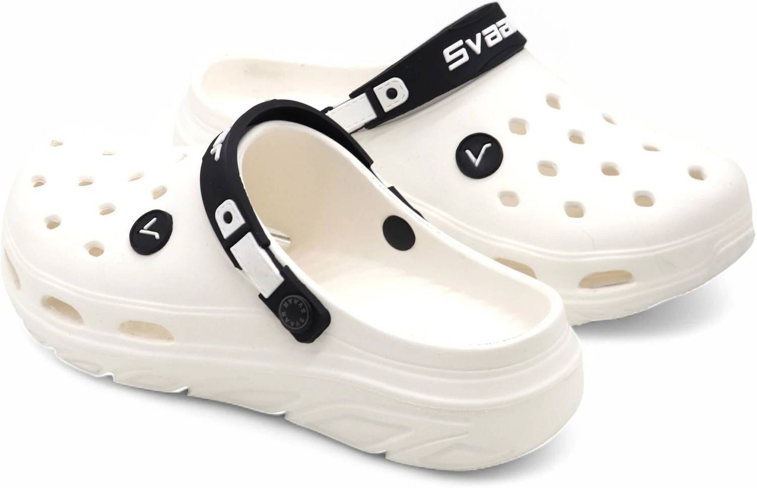 Svaar Men White Sandals - Image 5