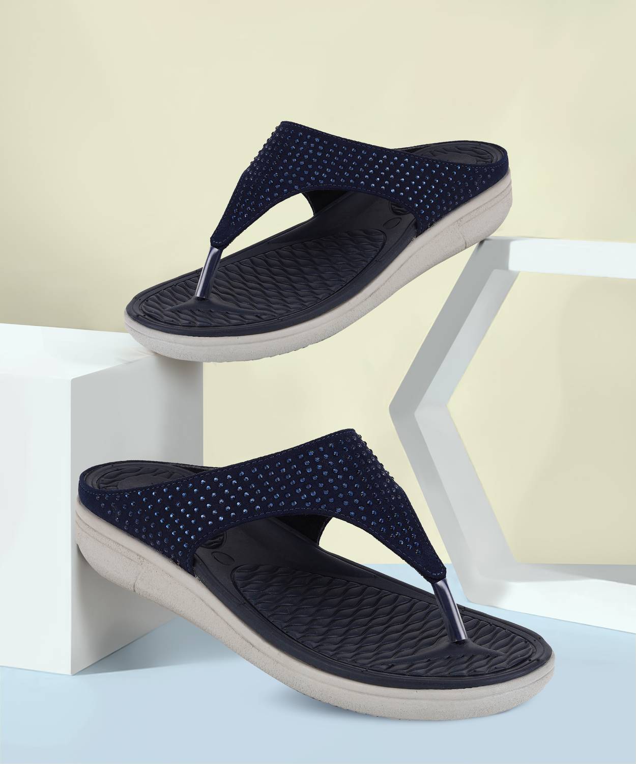 Bata Women Heels Sandal (Blue , 4)
