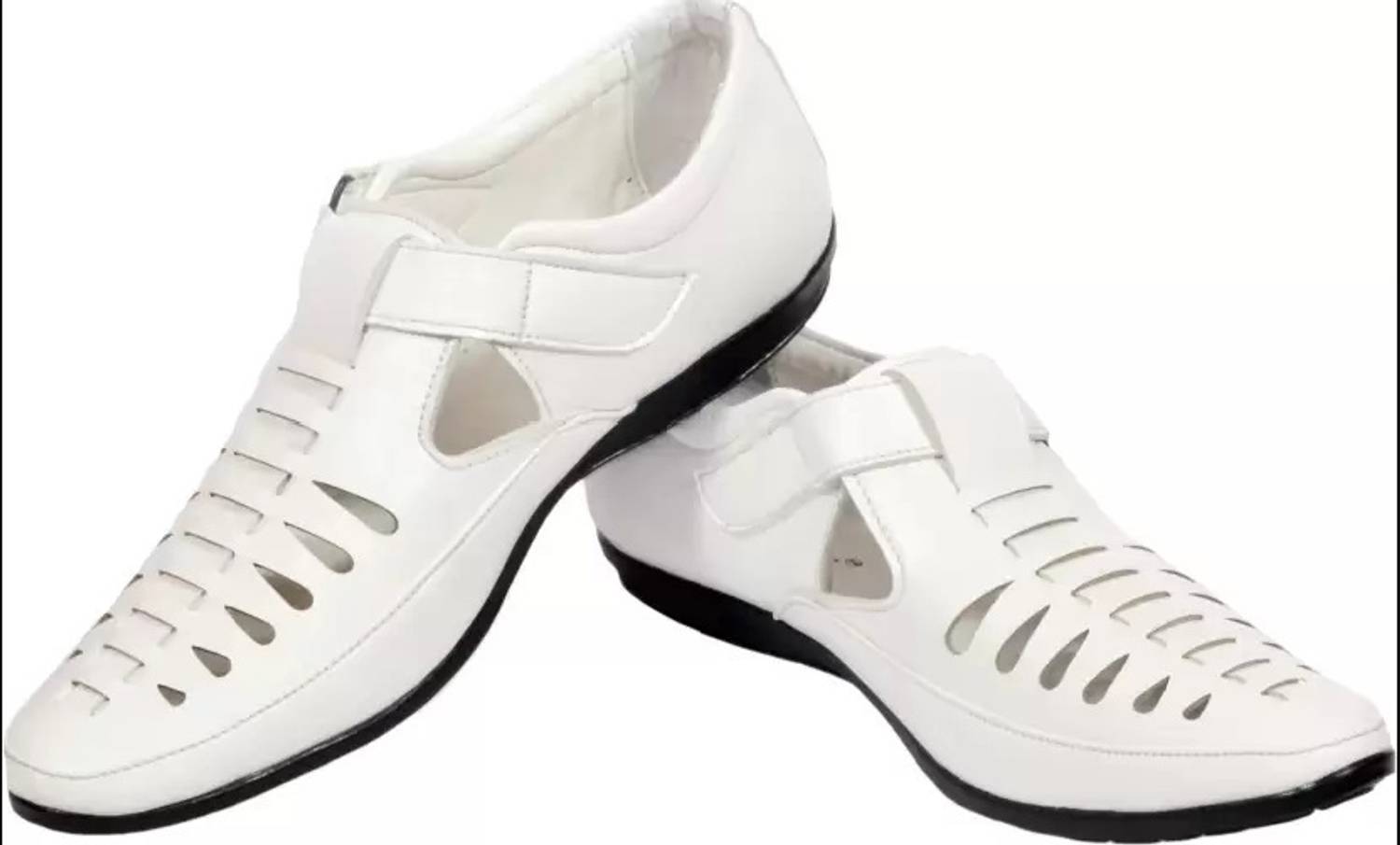 FITCOM Men Sandals White - Image 2