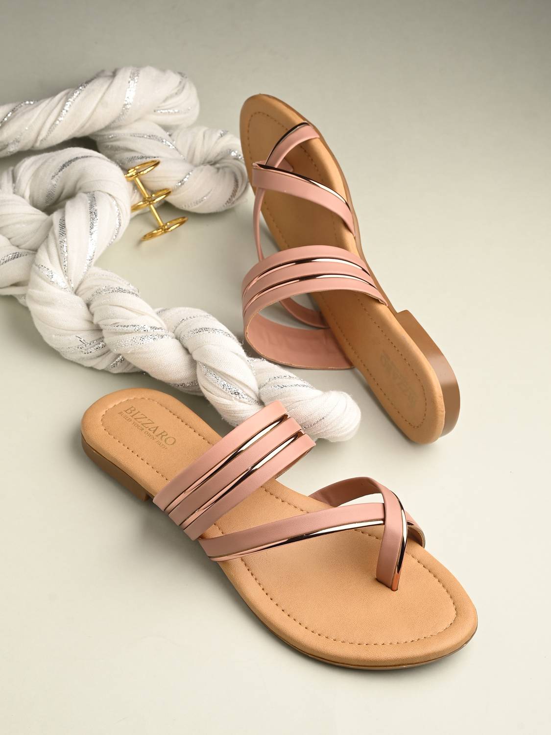 Bizzaro BZ309 Lightweight Soft Cushion Comfort Easy Solid Flats Casual Slip-On Women Flats