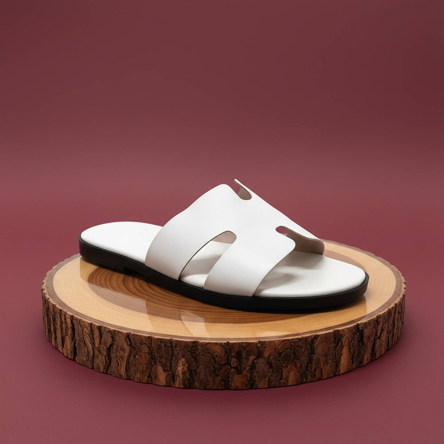 ROYAL KHWAAB Men Sandals White