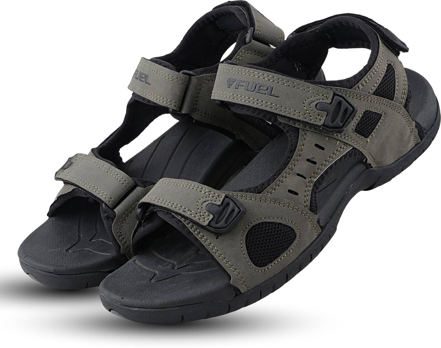 Fuel Men Sports Sandals Gray - Image 5