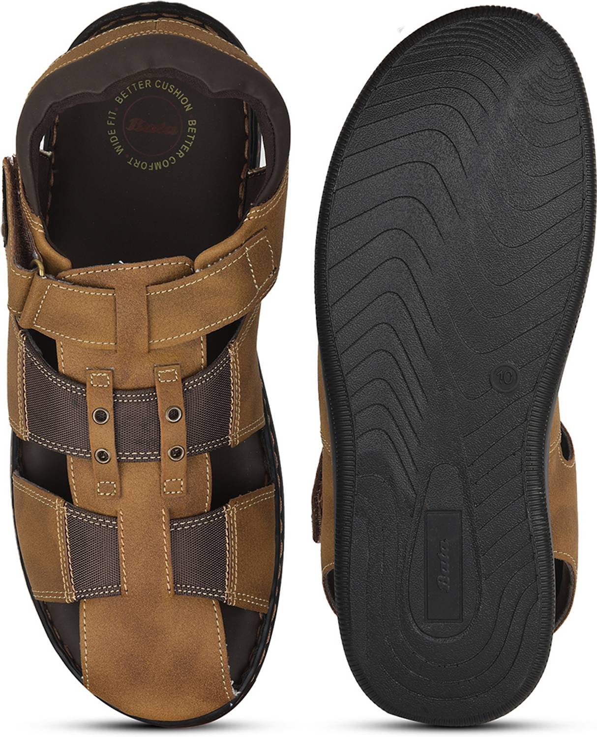 Bata Men Brown Flats - Image 5
