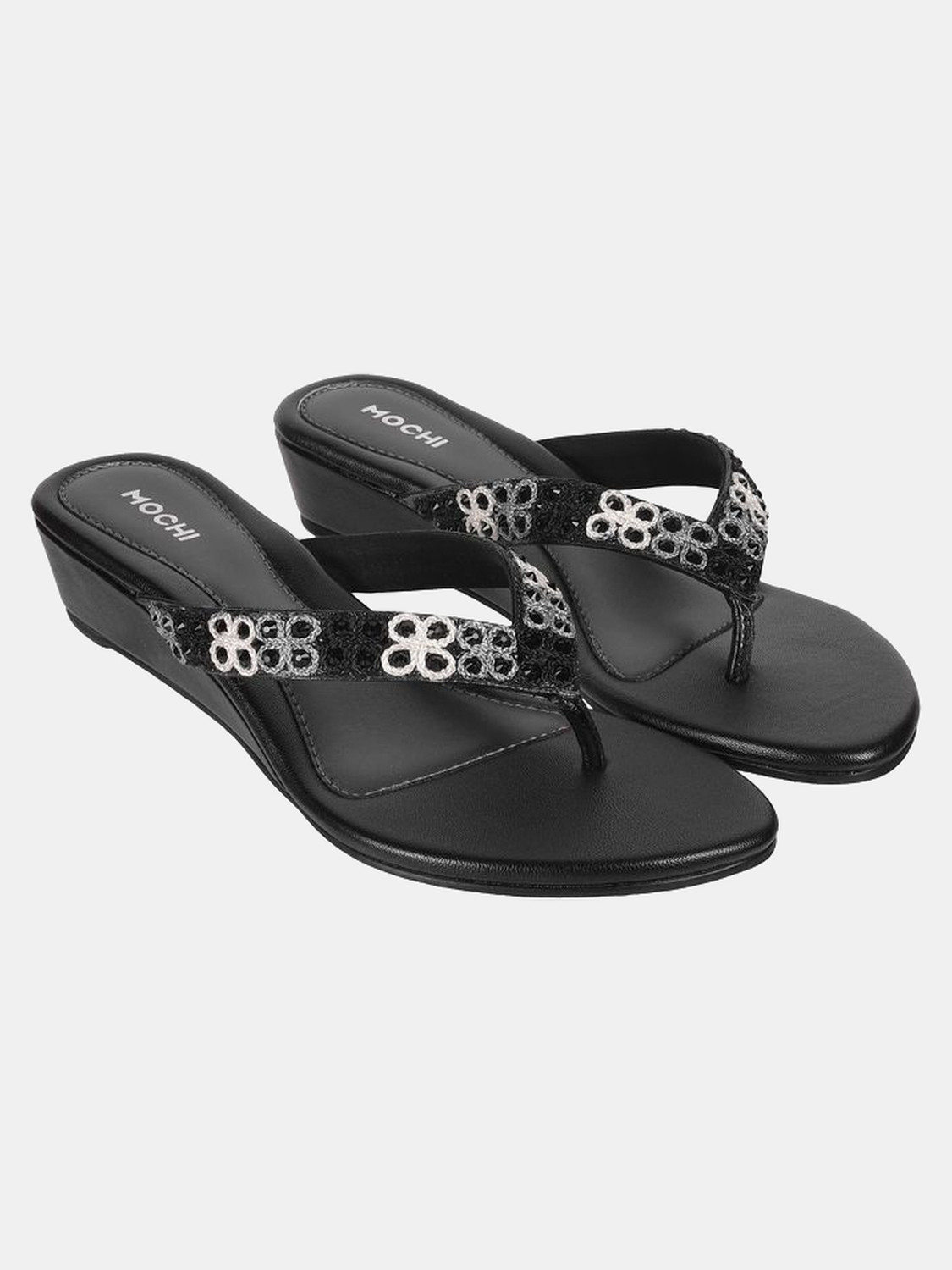 Image of MOCHI Embellished Women Wedges