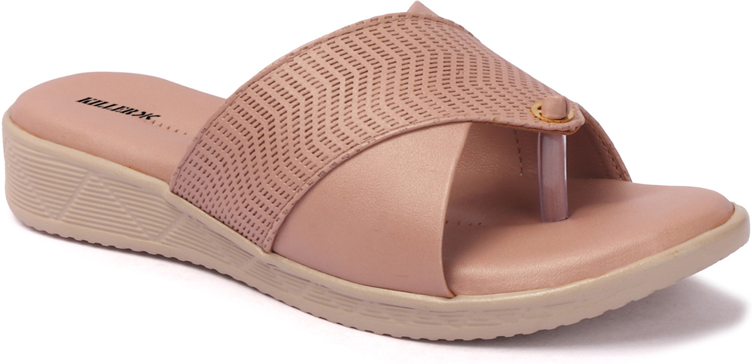 Image of KILLER Women Wedges Sandal (Pink, 9)