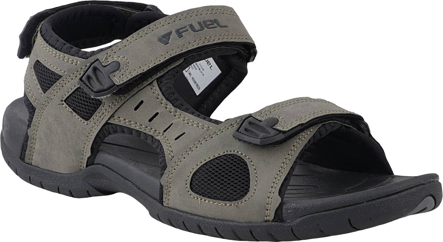 Fuel Men Sports Sandals Gray - Image 2