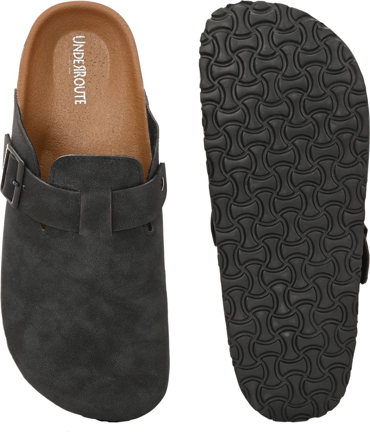 UNDERROUTE Men Synthetic Soft Cushioned Sandals - Image 5