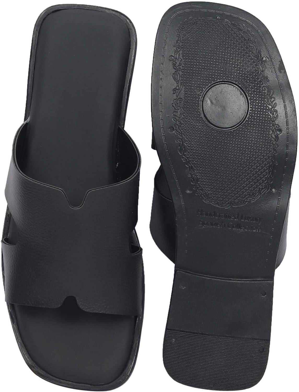 ZAVRO Men Flats - Black - Image 4