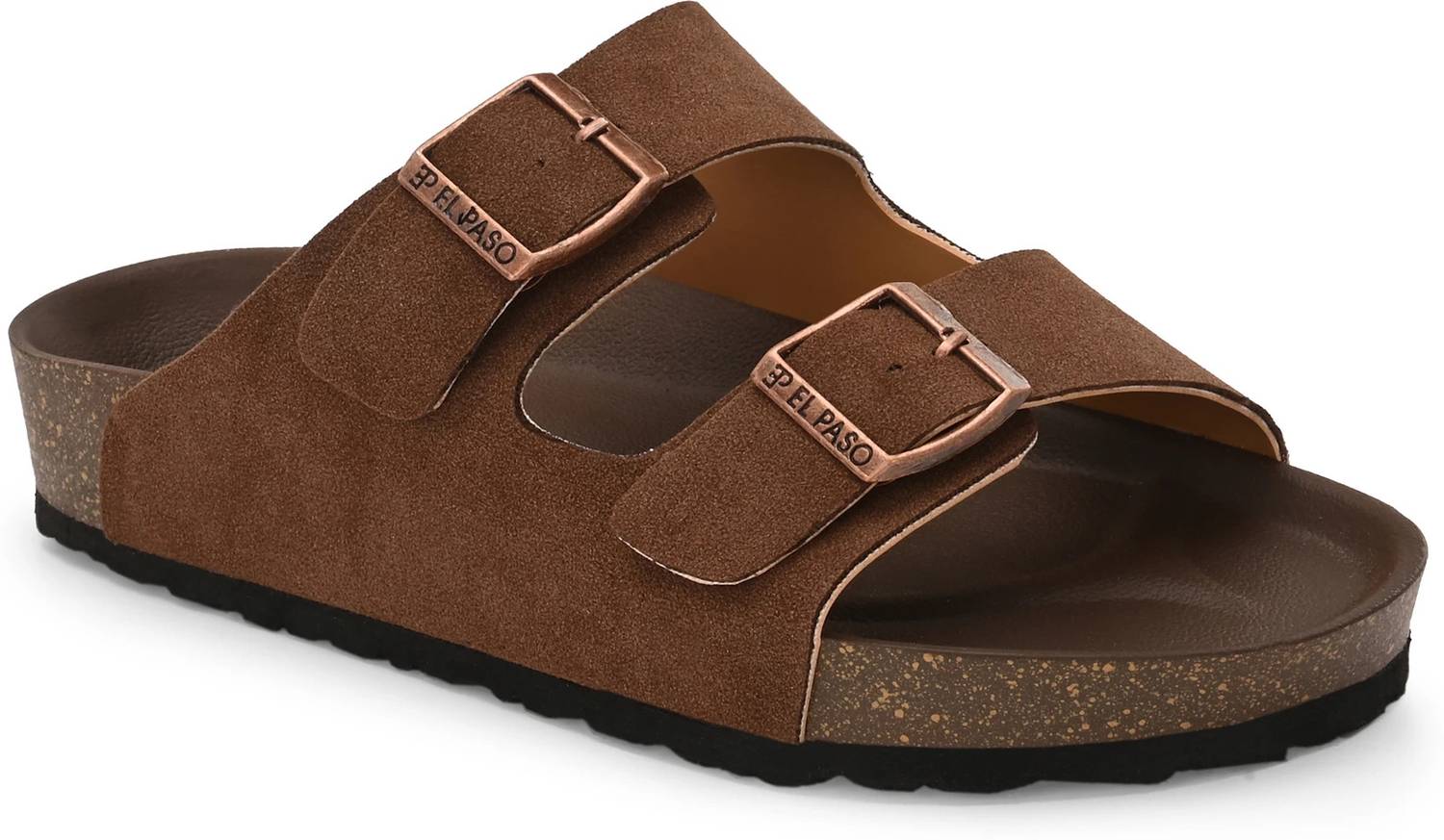 EL PASO Men Brown Sandals - Image 2