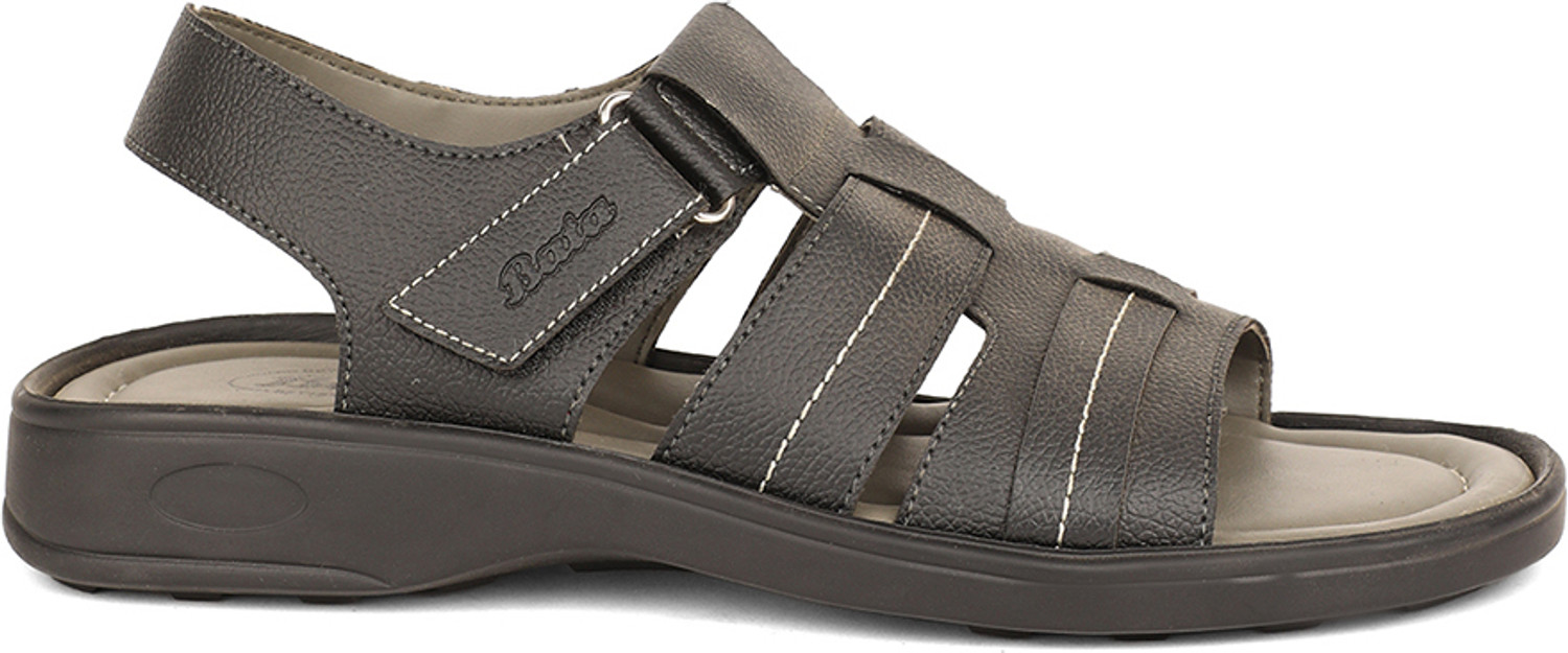 Image of Bata Men Casual Sandal (Black, 9)