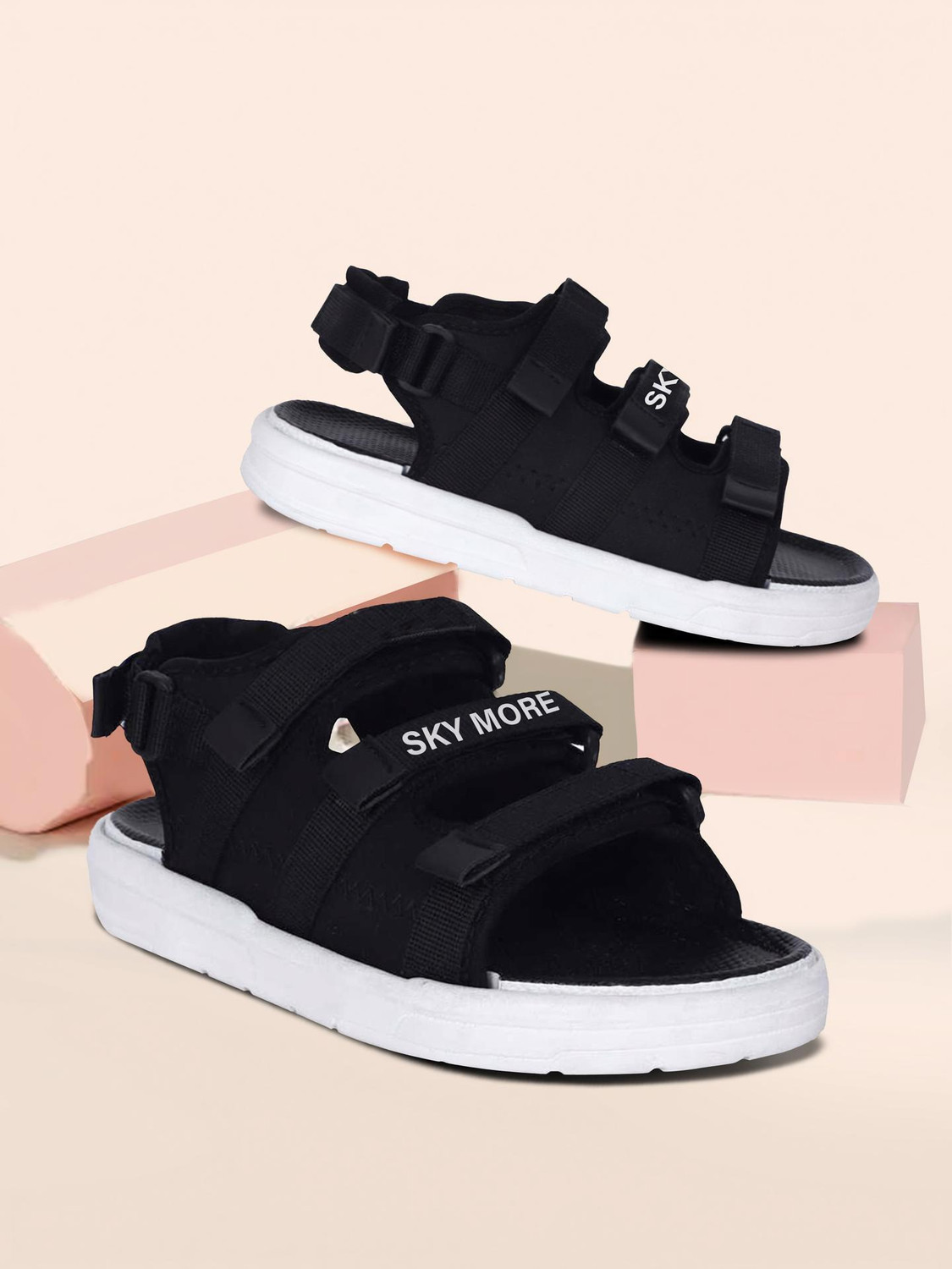 Image of SKYMORE Men Sandal (Black, 10)