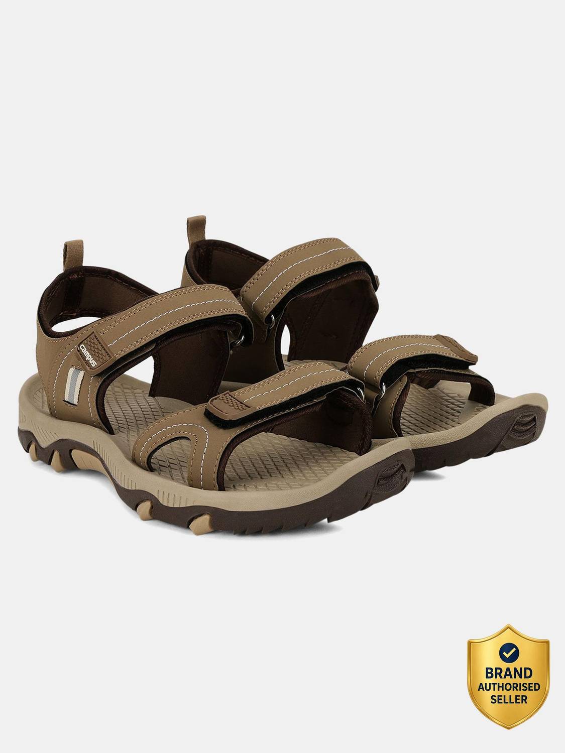CAMPUS Men Beige Sandals - Image 1