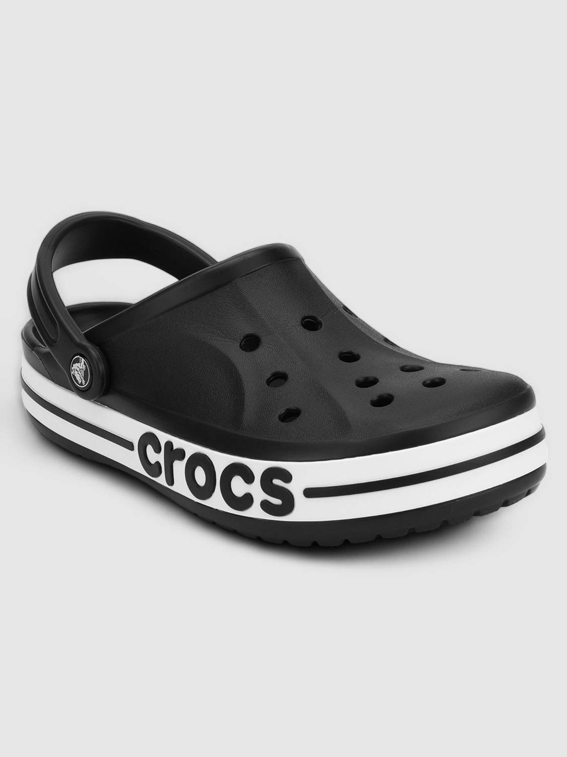 CROCS Bayaband Unisex Clogs Black - Image 3