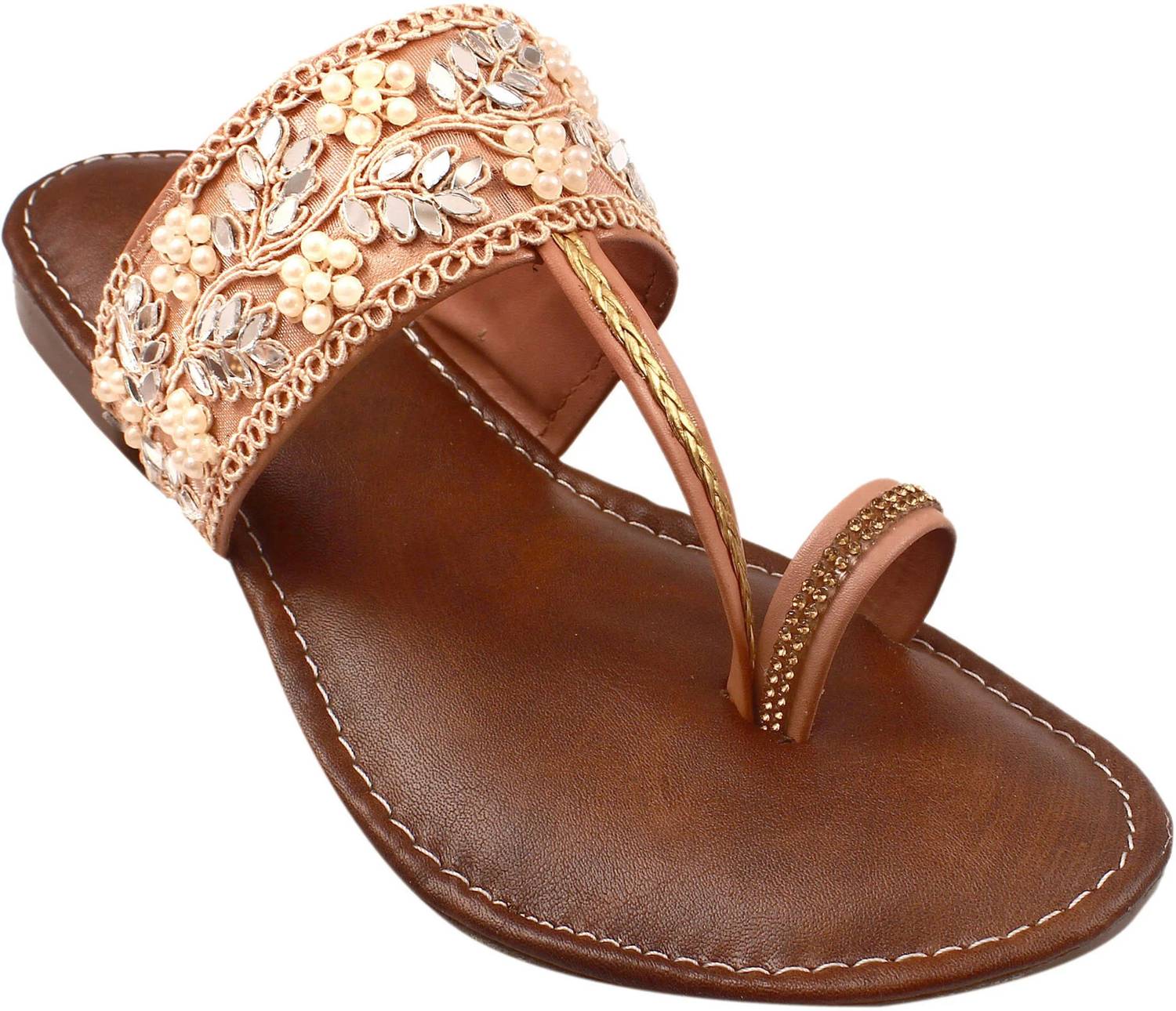zadzed Women Flats Sandal (Black , 4)