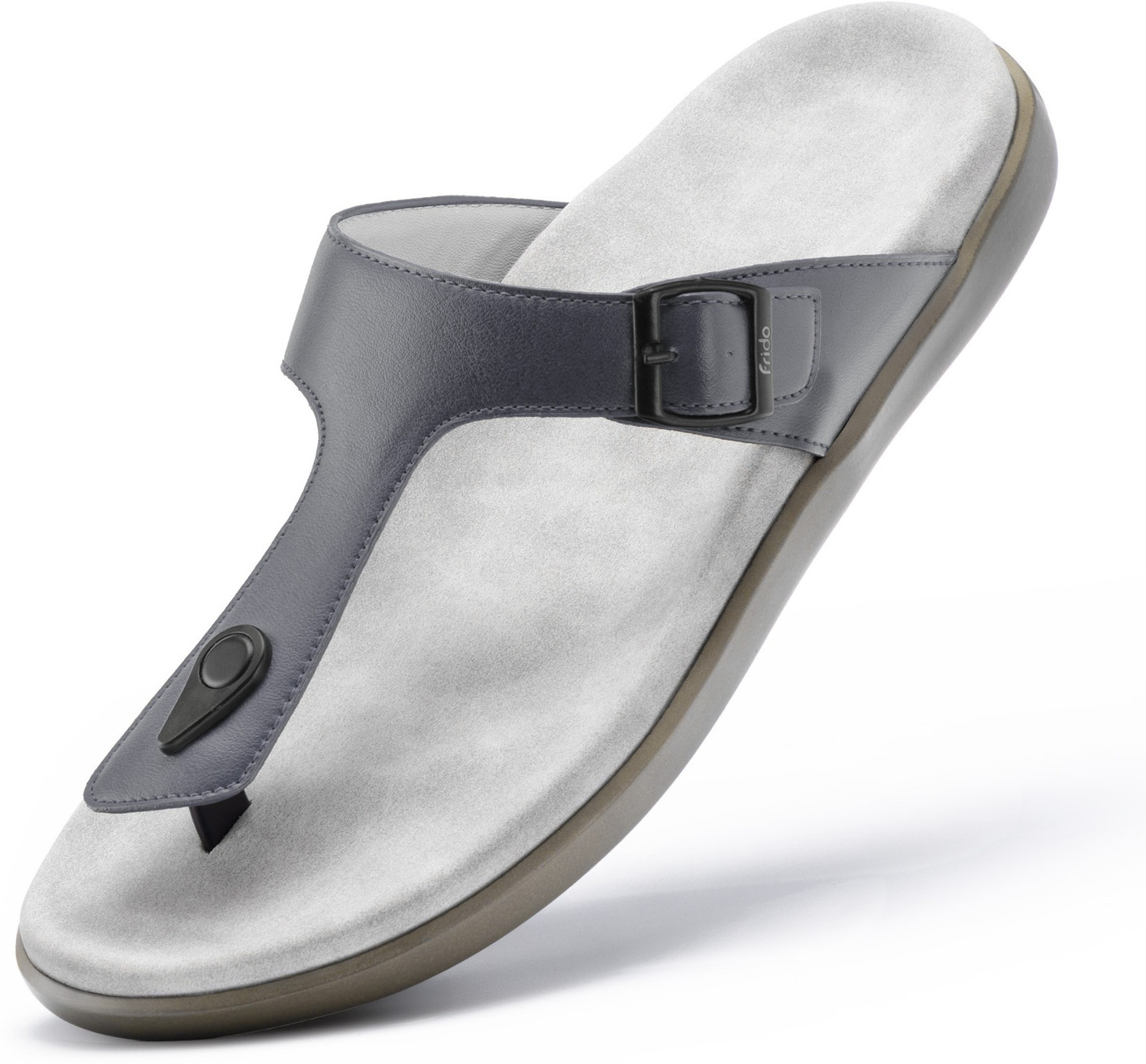 Image of Frido Cloud Comfort Diabetic Ortho Arch Support for Pain Relief Anti-Skid Sole Cushion Men Sandals