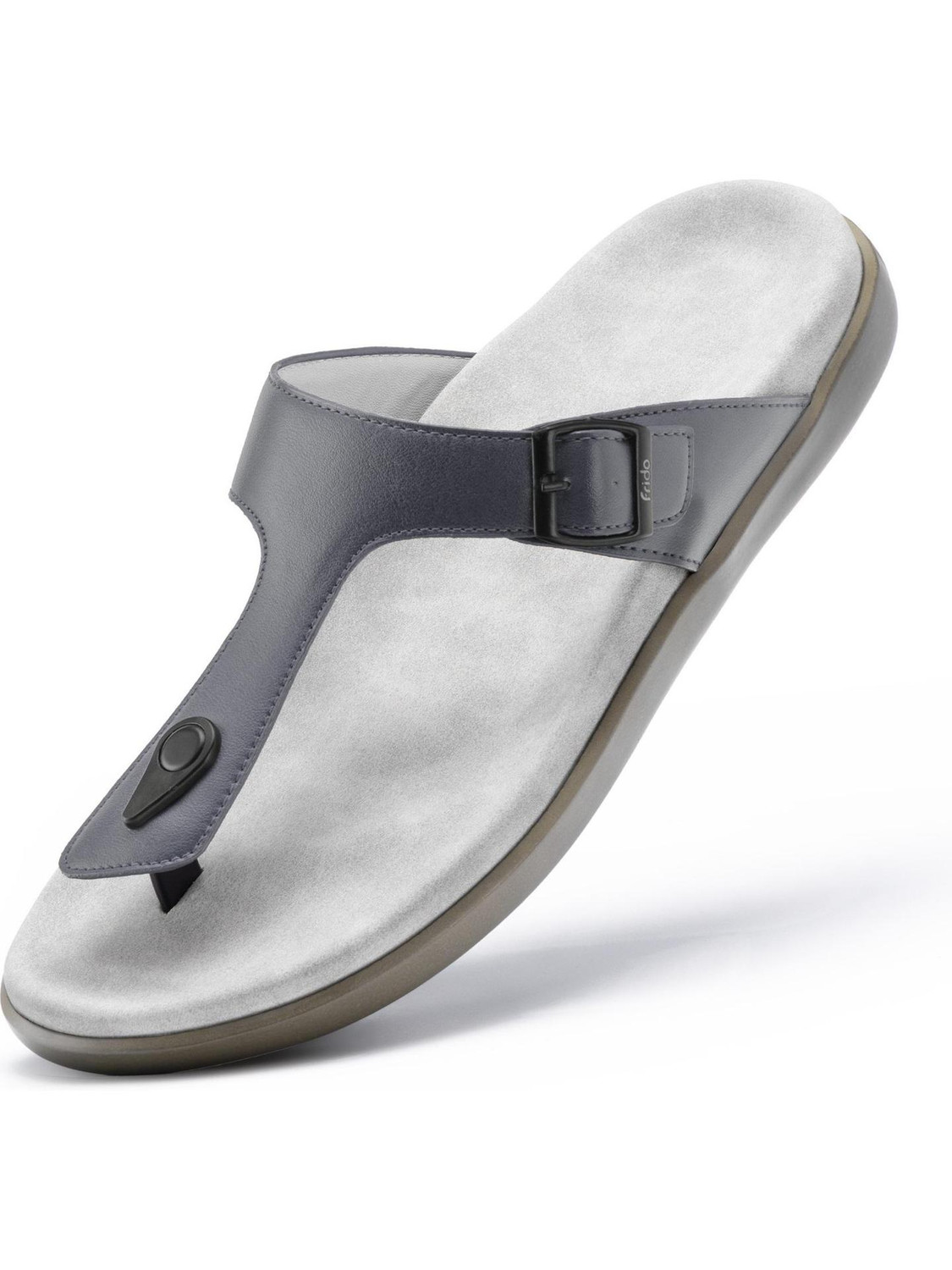 Image of Frido Cloud Comfort Diabetic Ortho Arch Support for Pain Relief Anti-Skid Sole Cushion Men Sandals